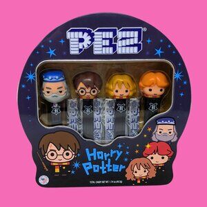 Collectible Harry Potter Pez Box, 4 Pez Dispensers, Sealed Tin Box